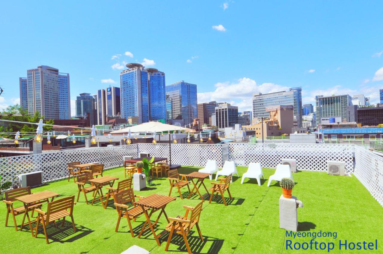 Oyo Rooftop Hostel โซล ภายนอก รูปภาพ
