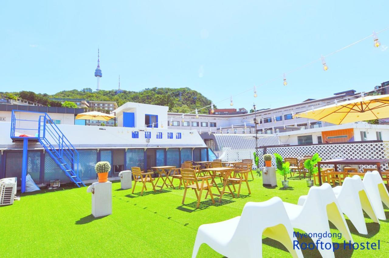 Oyo Rooftop Hostel โซล ภายนอก รูปภาพ