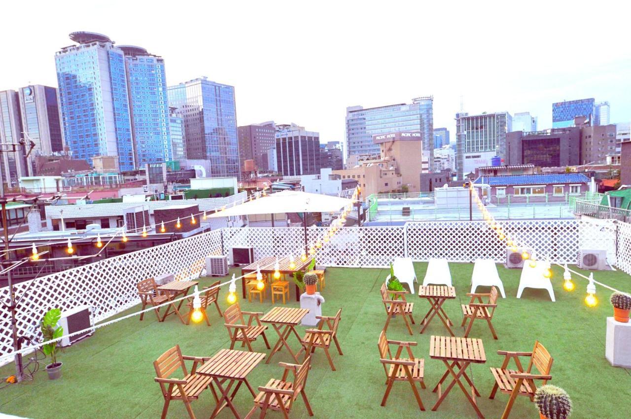 Oyo Rooftop Hostel โซล ภายนอก รูปภาพ