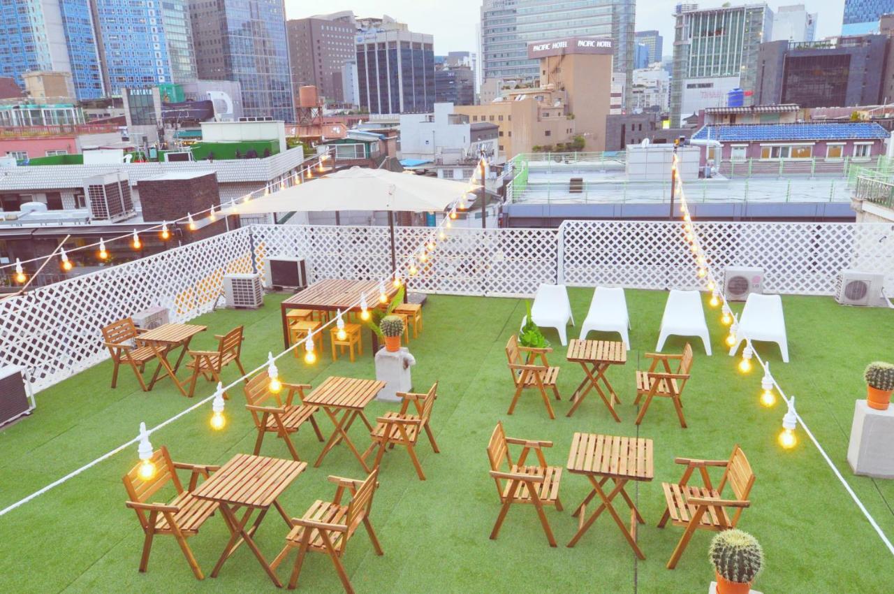 Oyo Rooftop Hostel โซล ภายนอก รูปภาพ