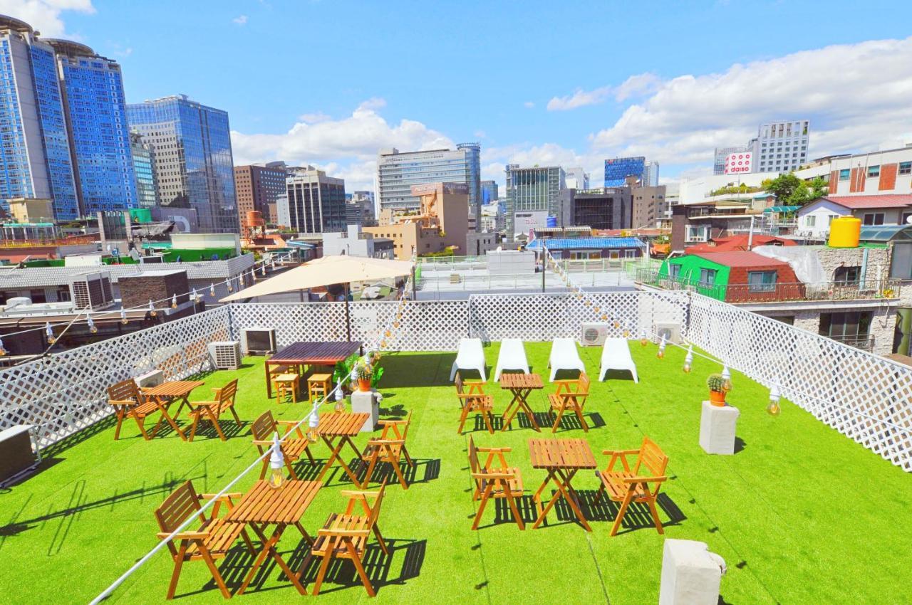 Oyo Rooftop Hostel โซล ภายนอก รูปภาพ