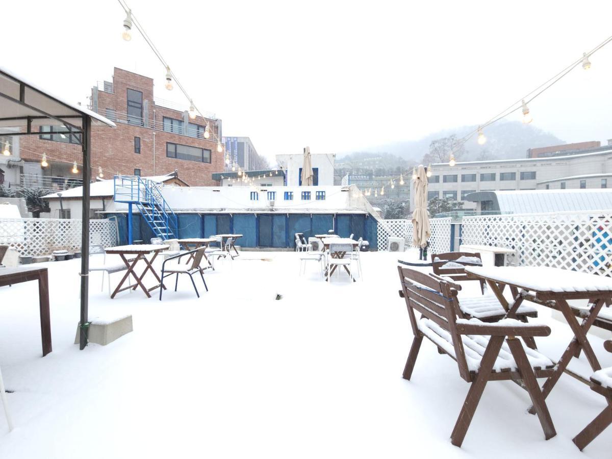 Oyo Rooftop Hostel โซล ภายนอก รูปภาพ